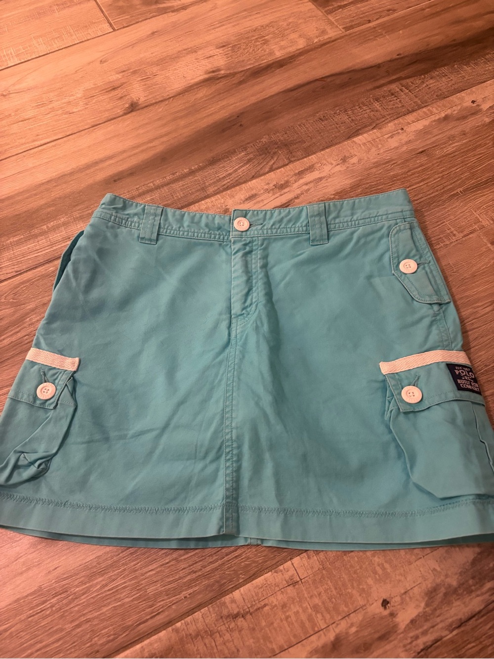 Ralph Lauren Light Turquoise Skort with Interior Label girls size 16 great shape